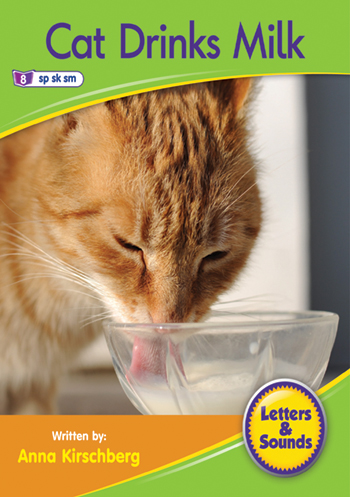 Cat Drinks Milk